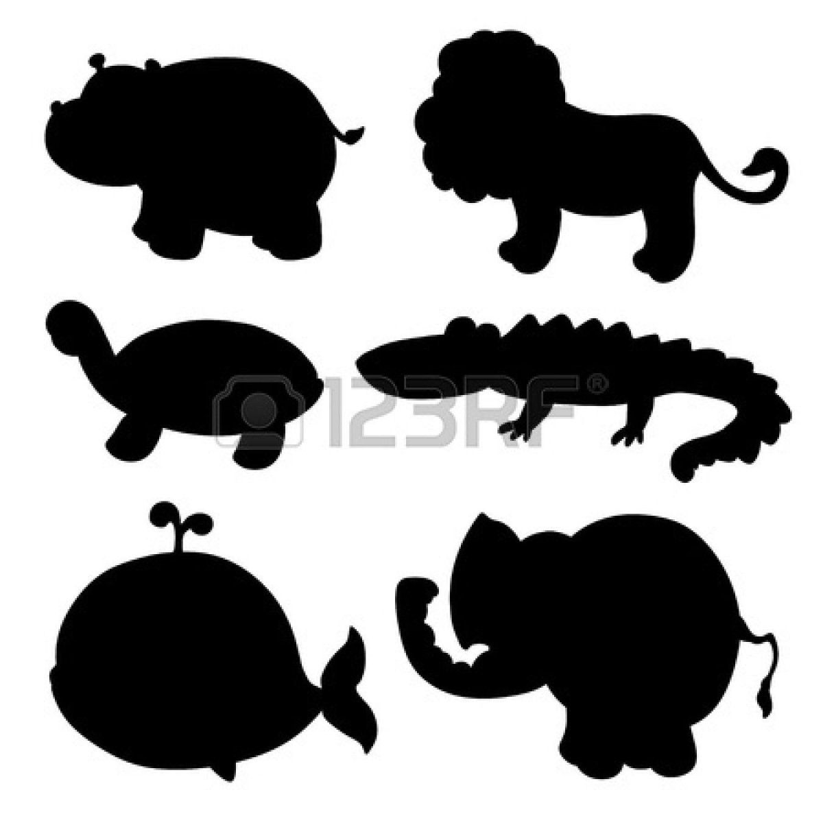 Силуэты животных