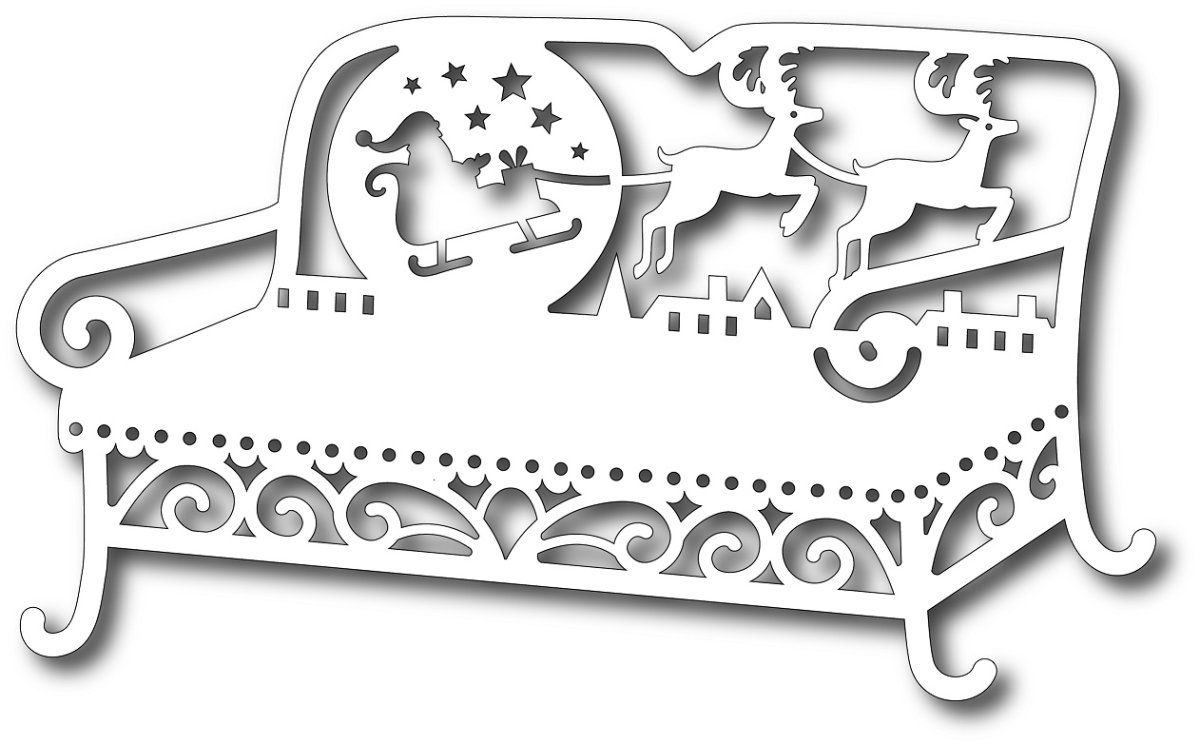 Узоры Барокко трафарет