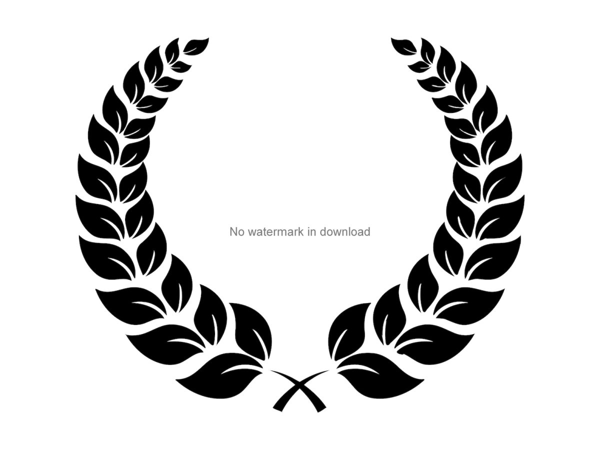 Футбольный мяч в лавровом венке