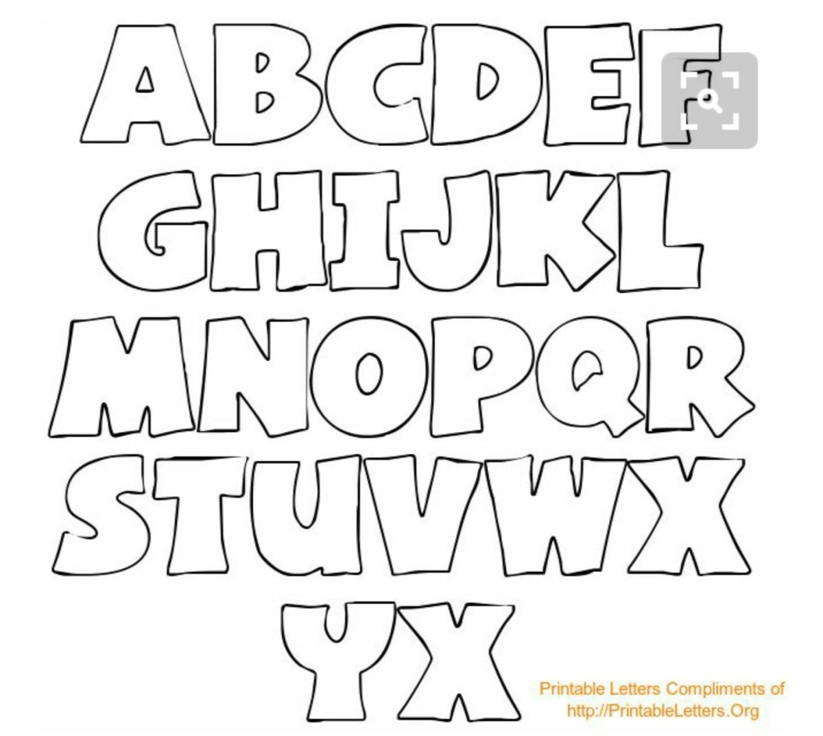 Буквенный трафарет