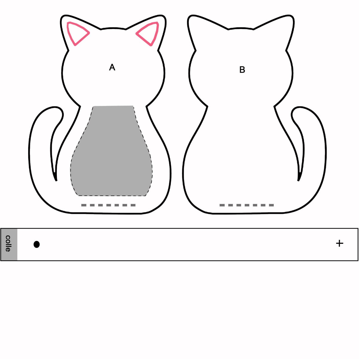 Выкройка кота