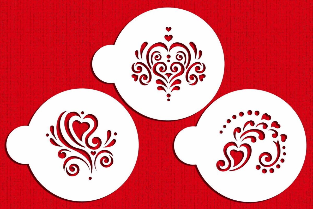 Трафареты для декора печенья