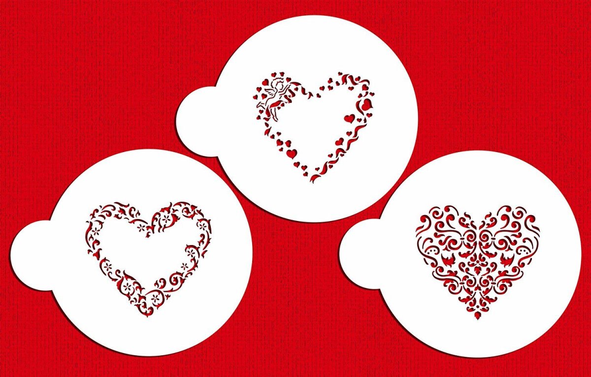 Трафарет печенье с украшением