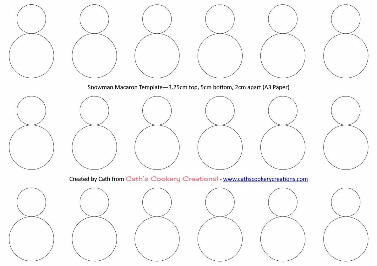Трафарет для макаронс а4 диаметр 4