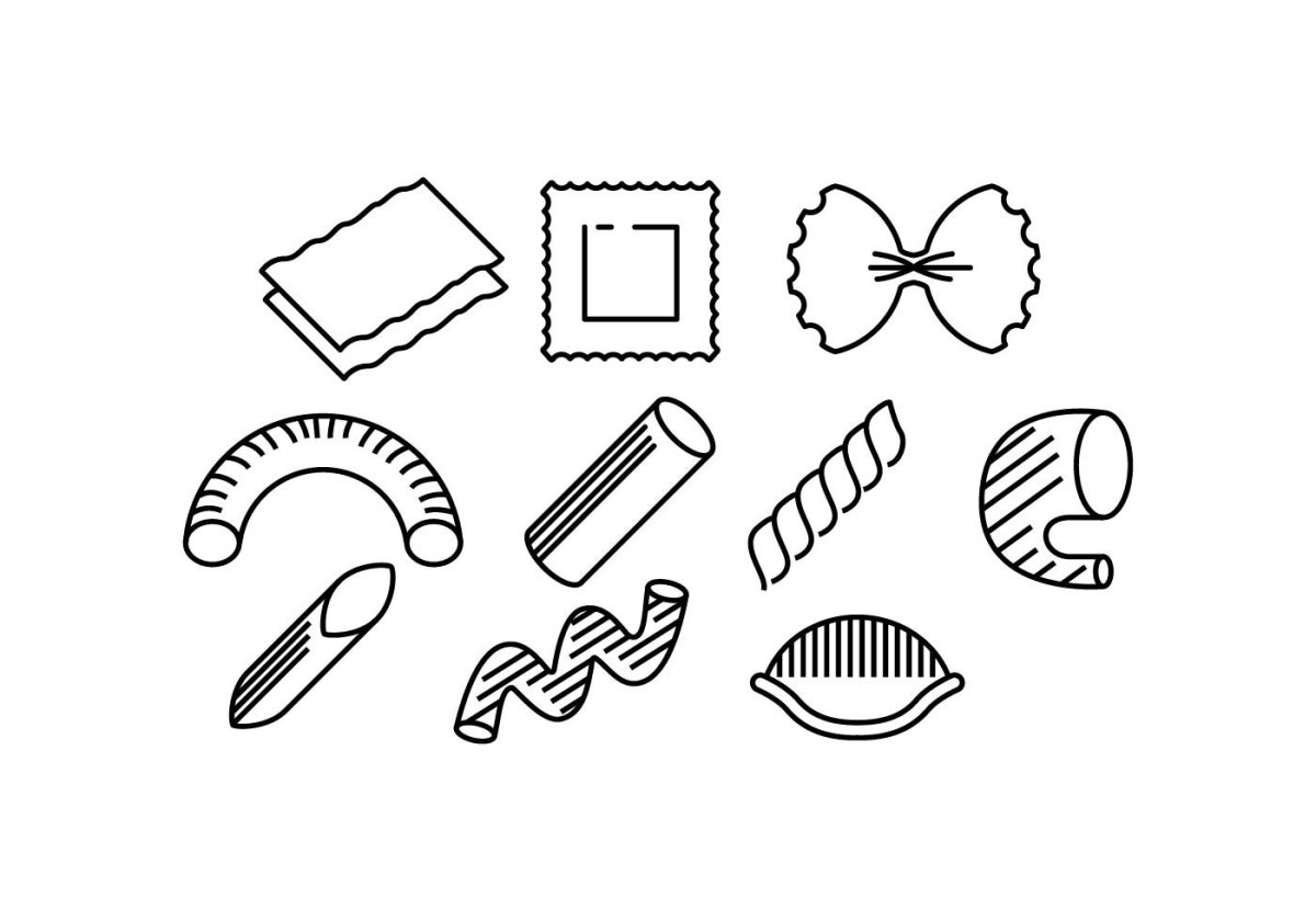 Трафарет для макарон