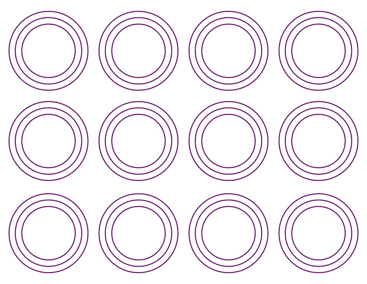 Трафарет для макарон