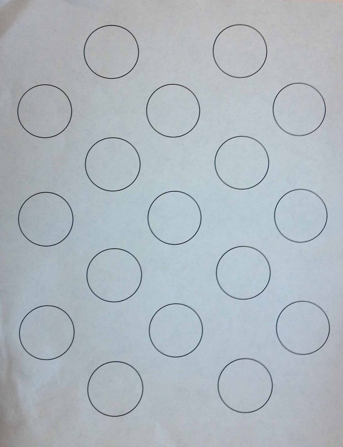 Трафарет для макарон