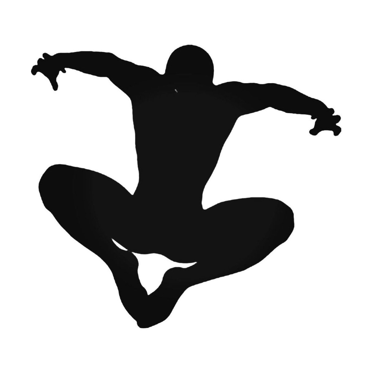 Человек паук вектор чб