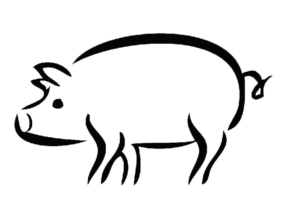 Выжигание поросенок