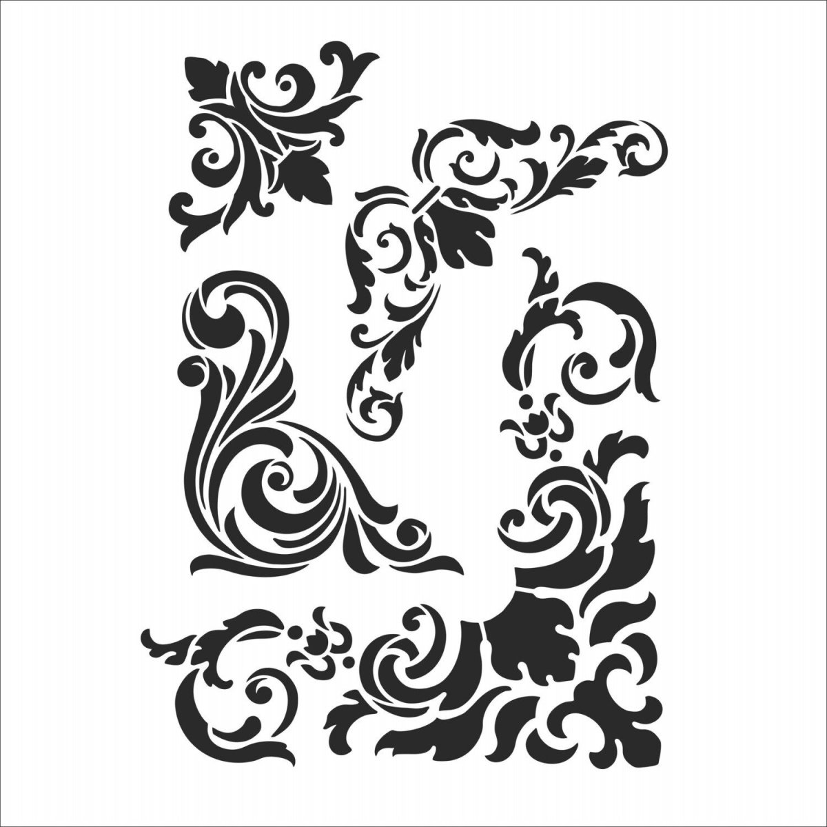 Трафарет угловой