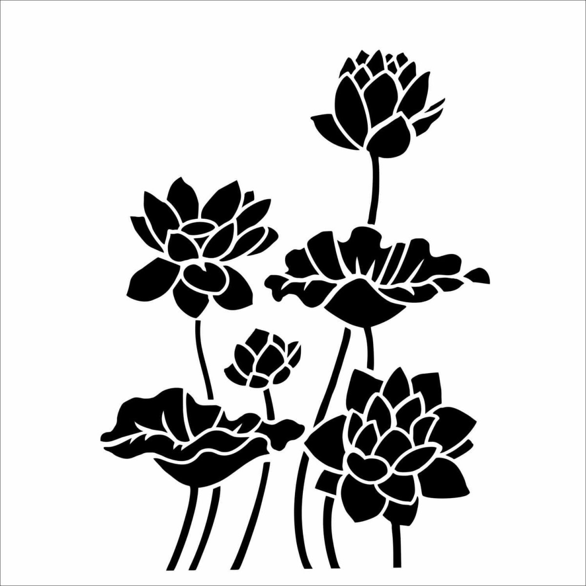 Трафарет кружево для декора