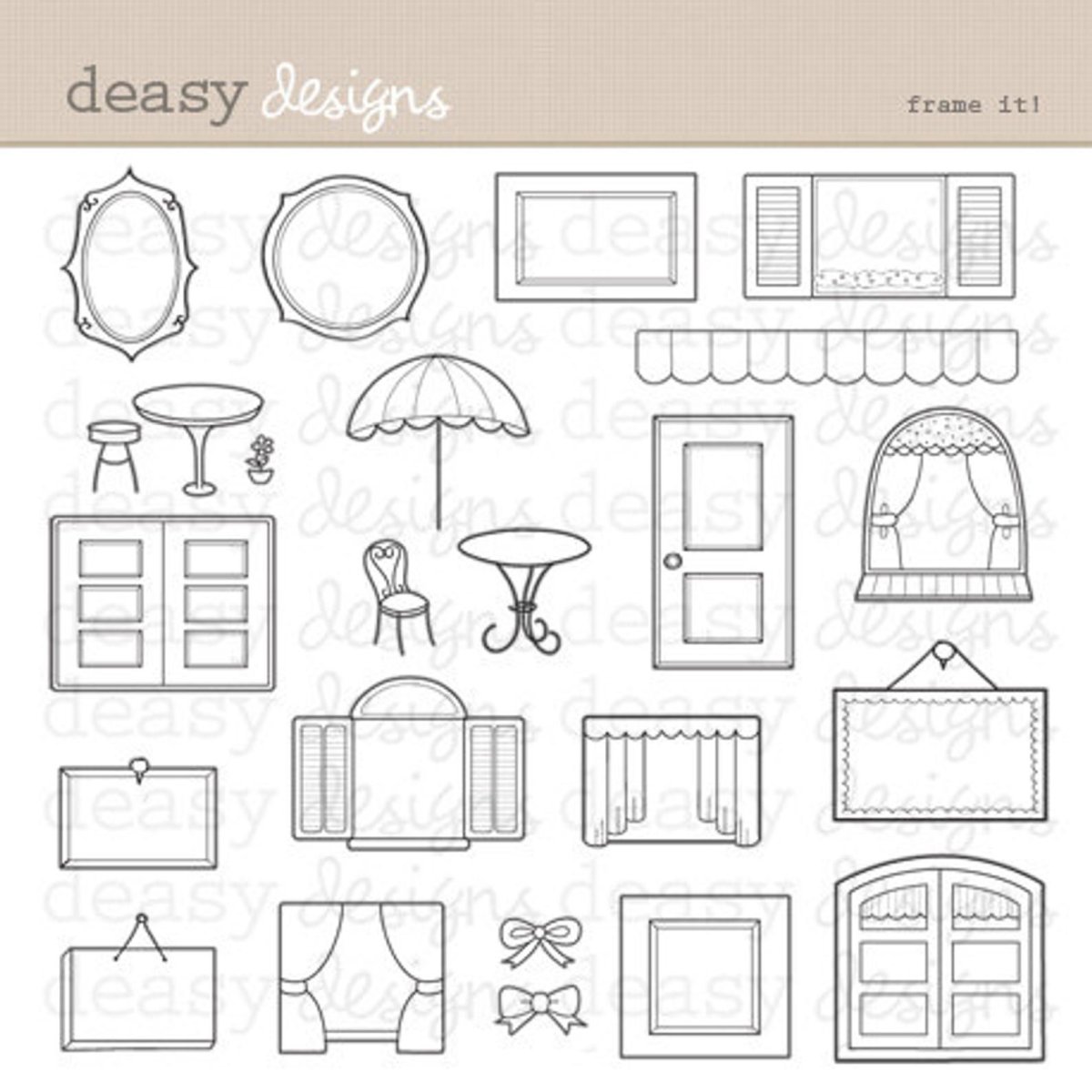 Трафарет цифр с держателем