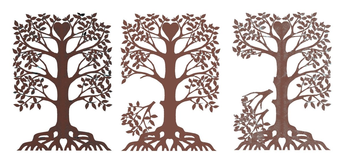 Дерево жизни трафарет