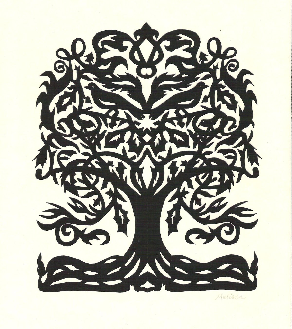 Трафарет для стен из дерева