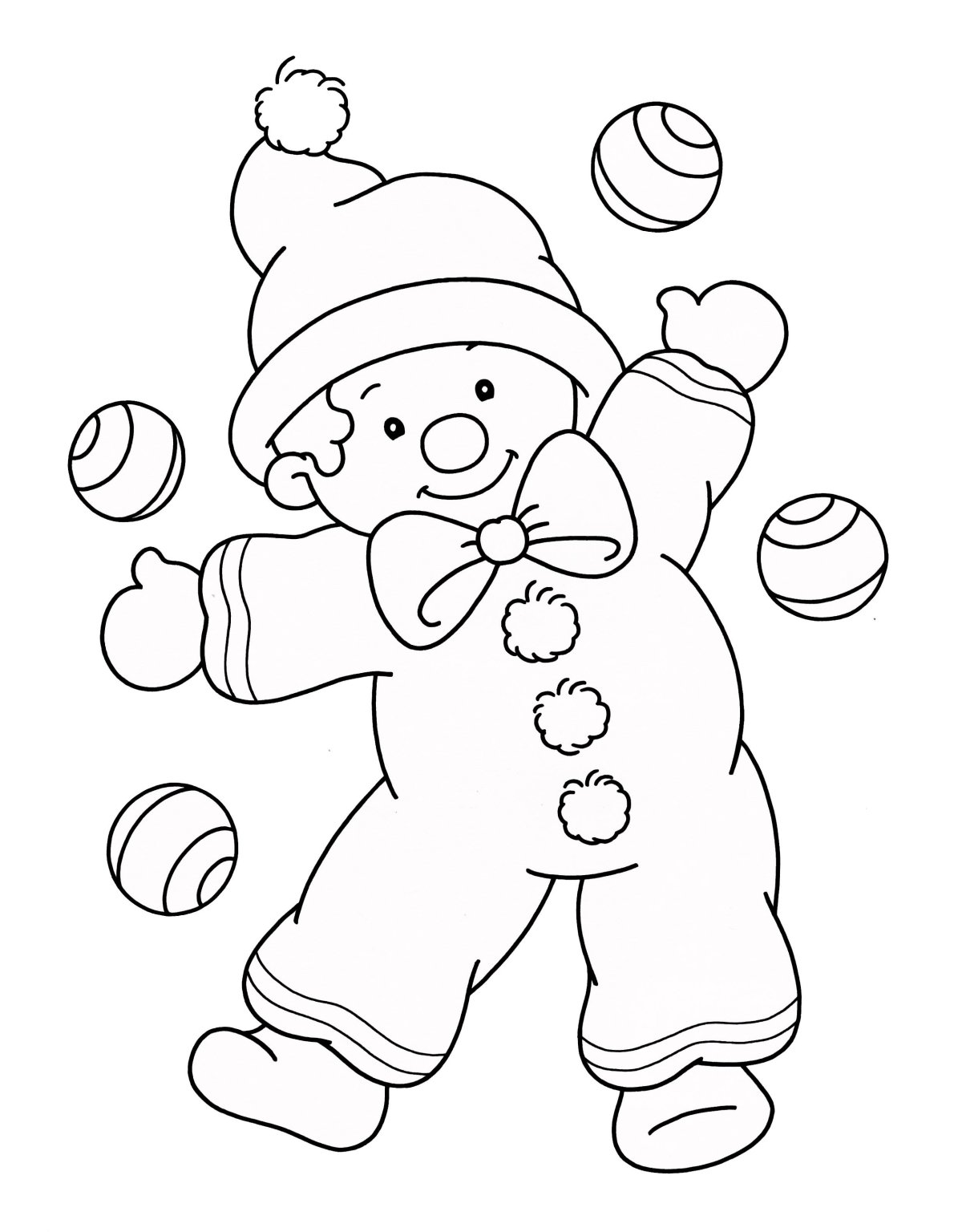 Дорисовать клоуна