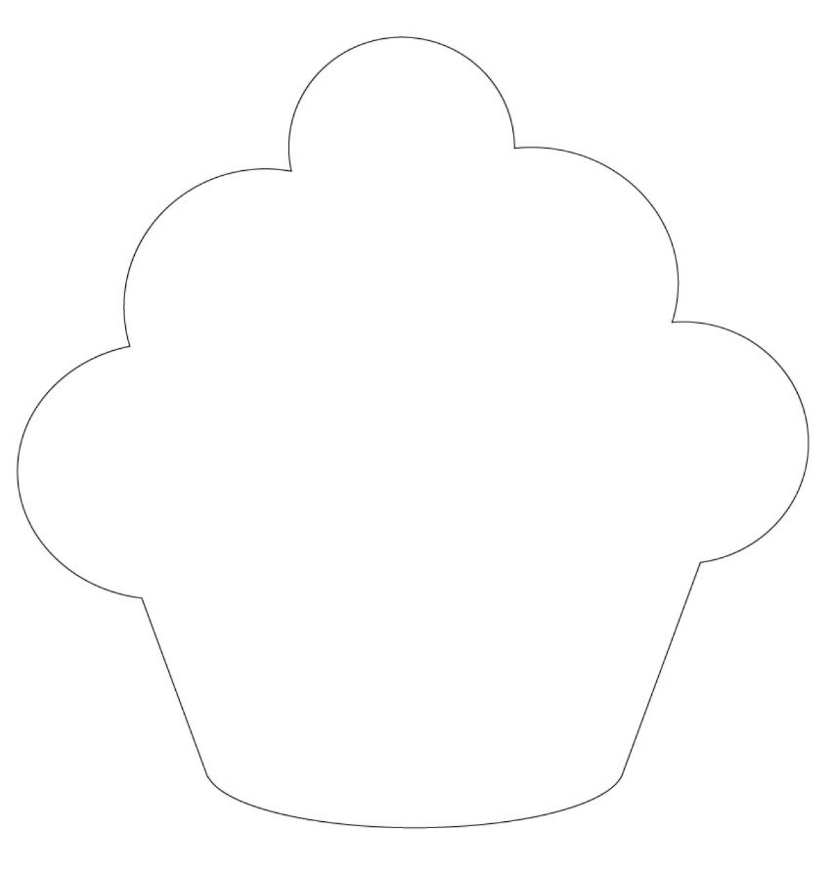 Пирожное для срисовки