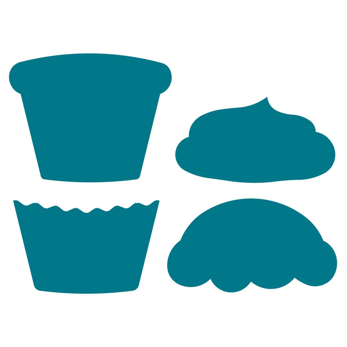 Кексик черно белый