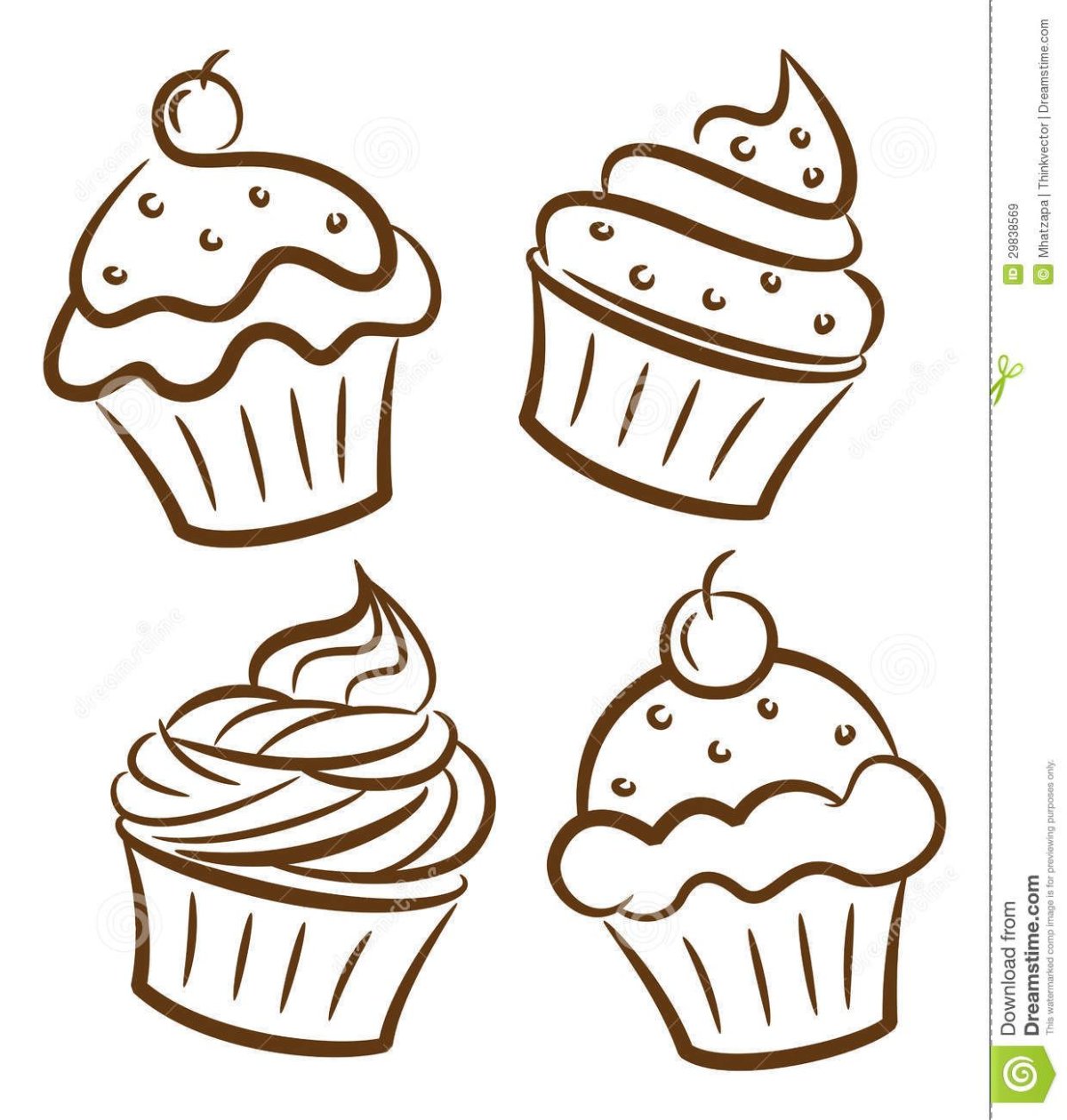 Тату кекс черный