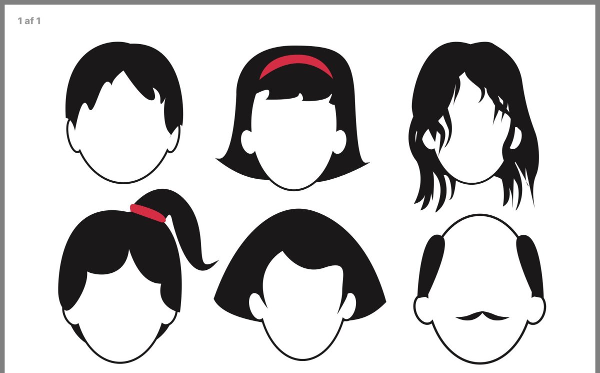 Пустое лицо для детей