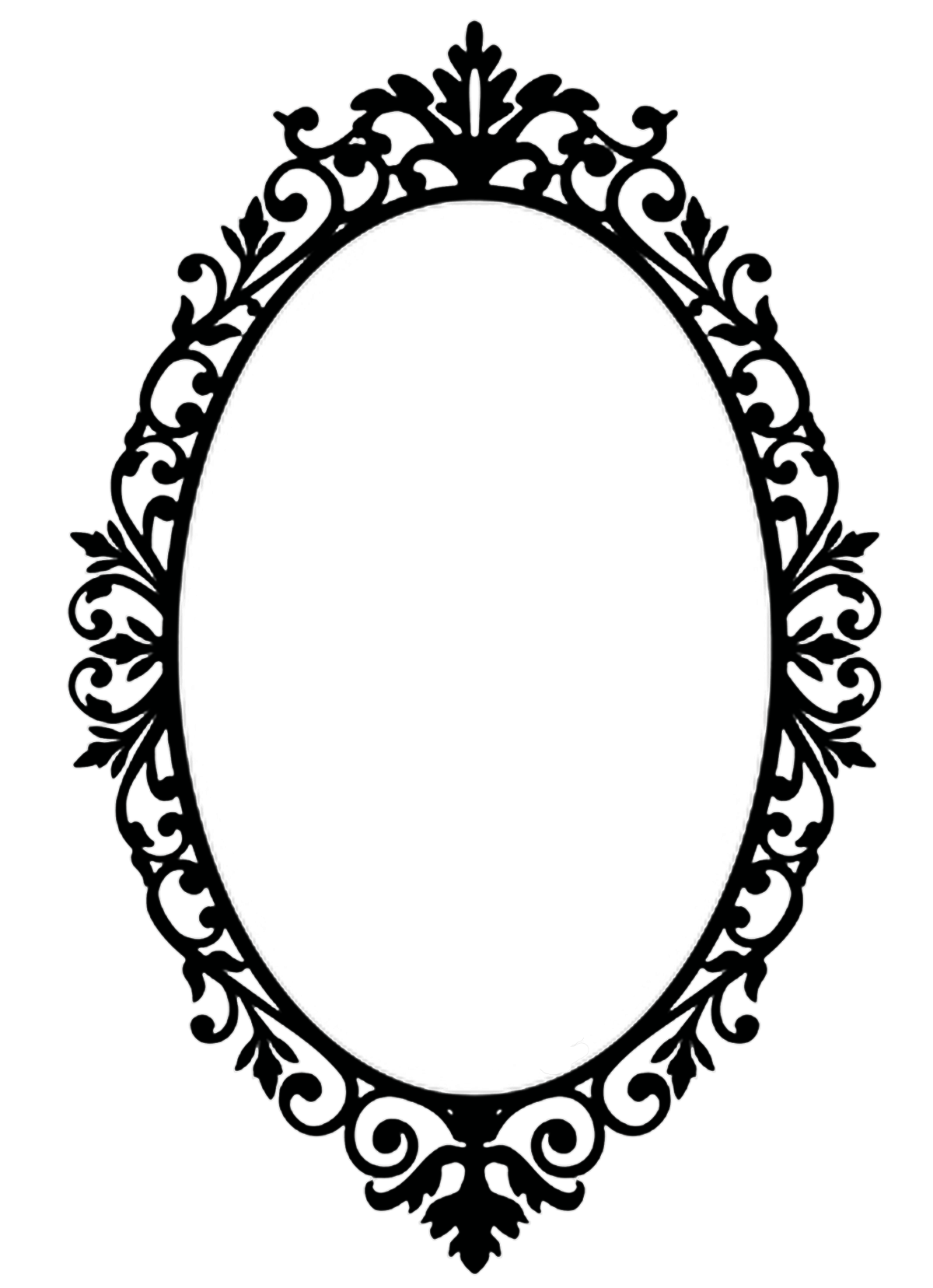Овальная рамка