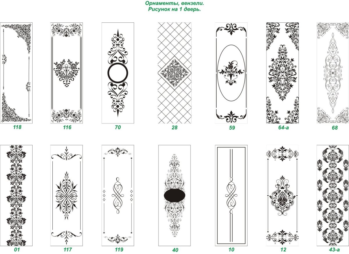 Трафарет зеркальца с ручкой