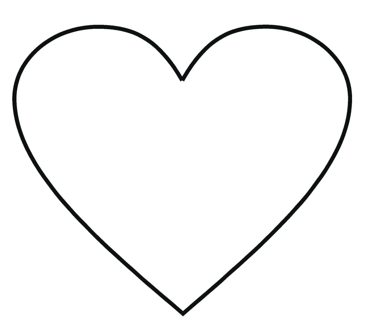 Трафарет для торта сердечки 15*15