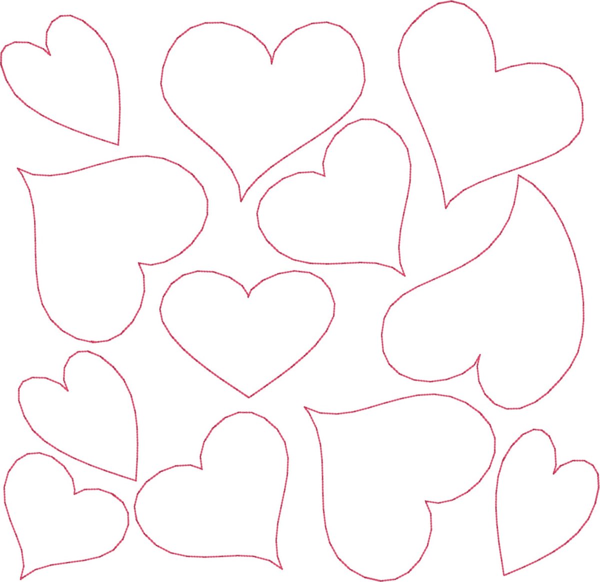 Сердце очертание