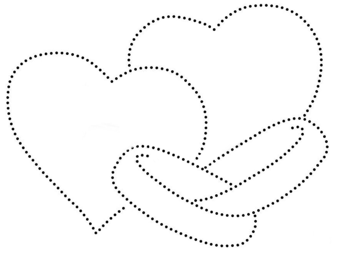 Сердце шаблон для вырезания