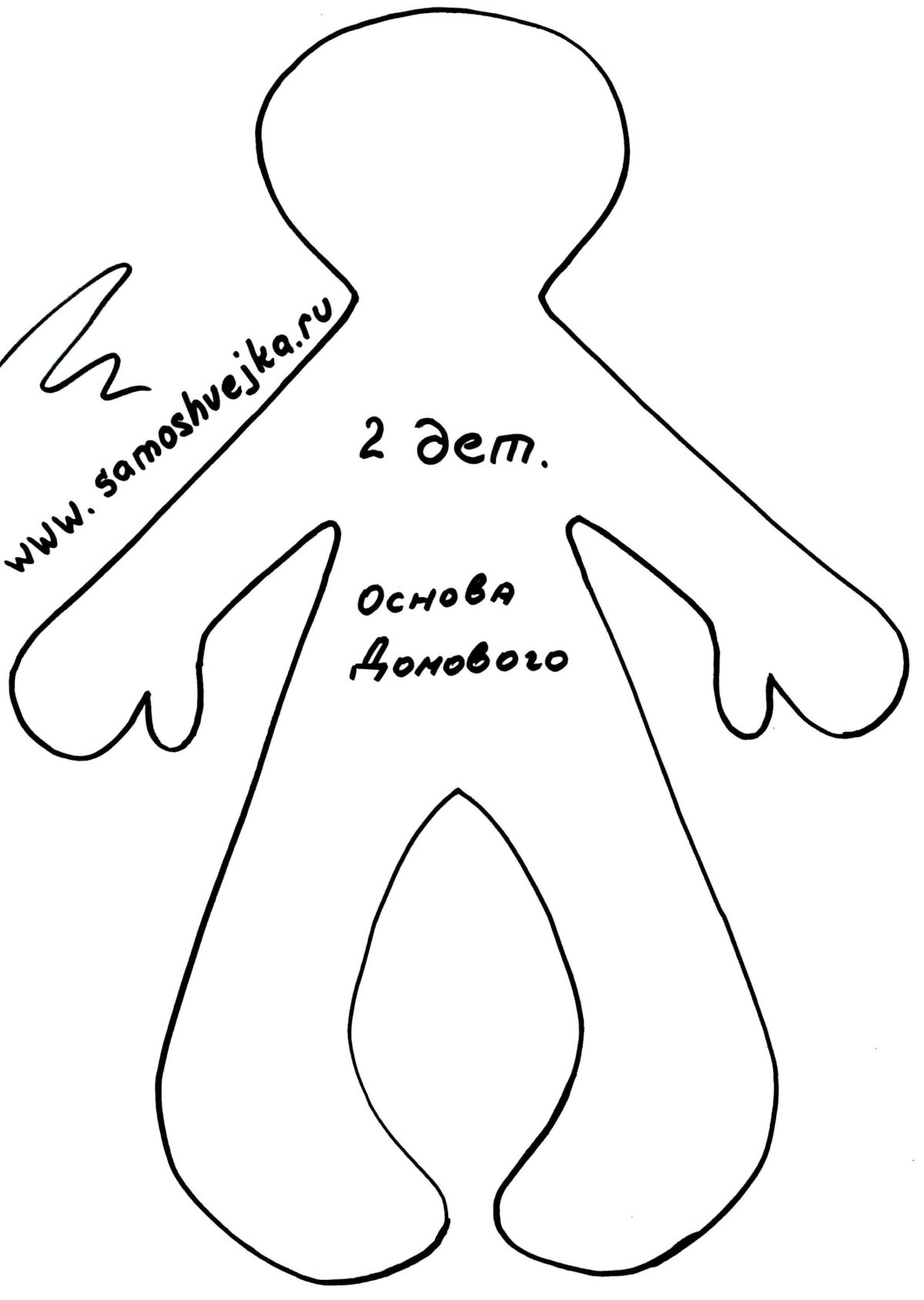 Лекало куклы