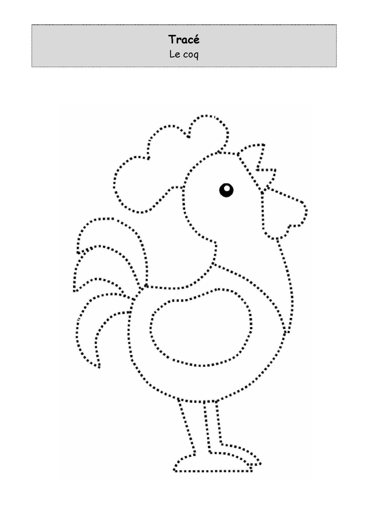 Петушок трафарет