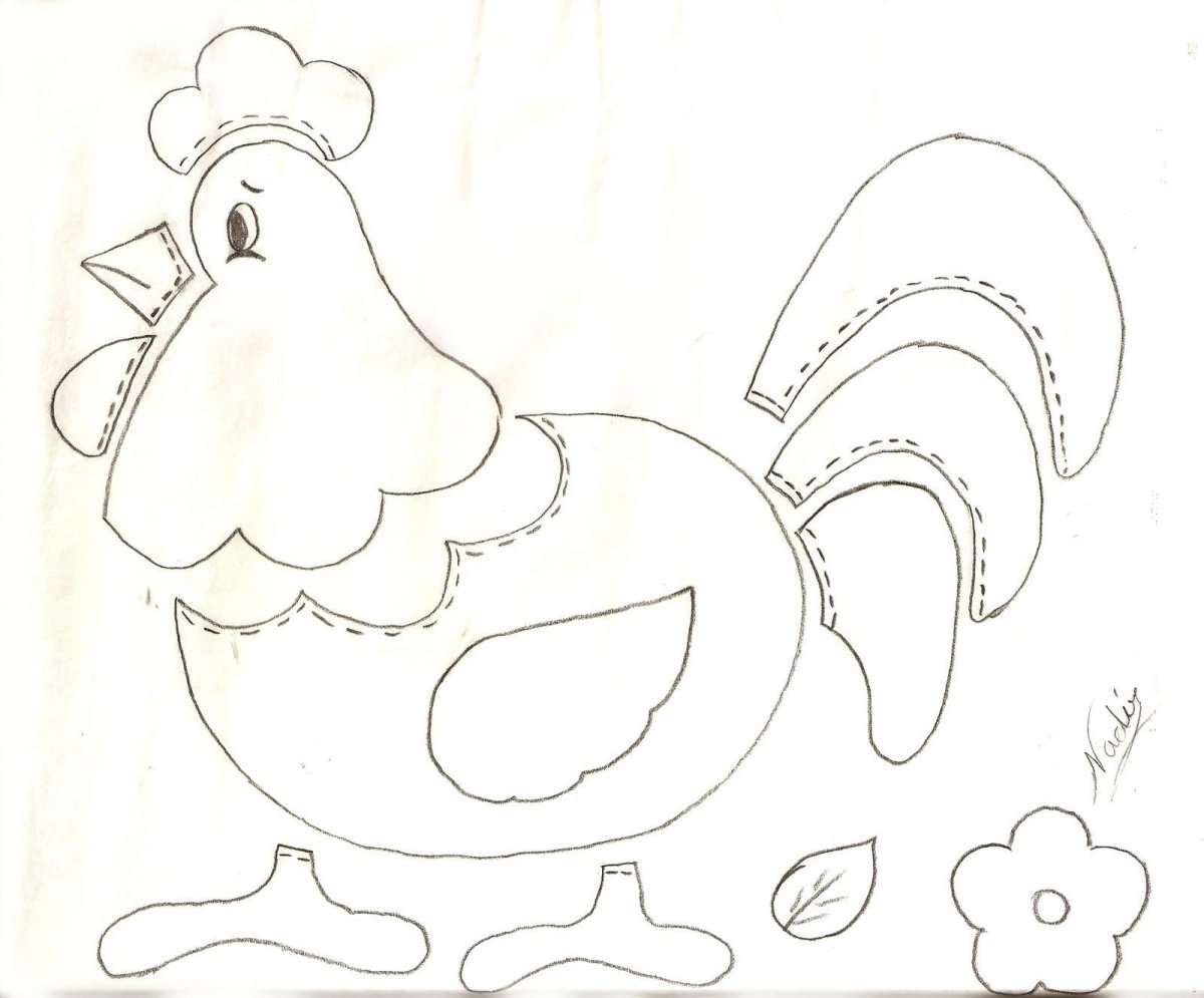 Перерисовка петуха