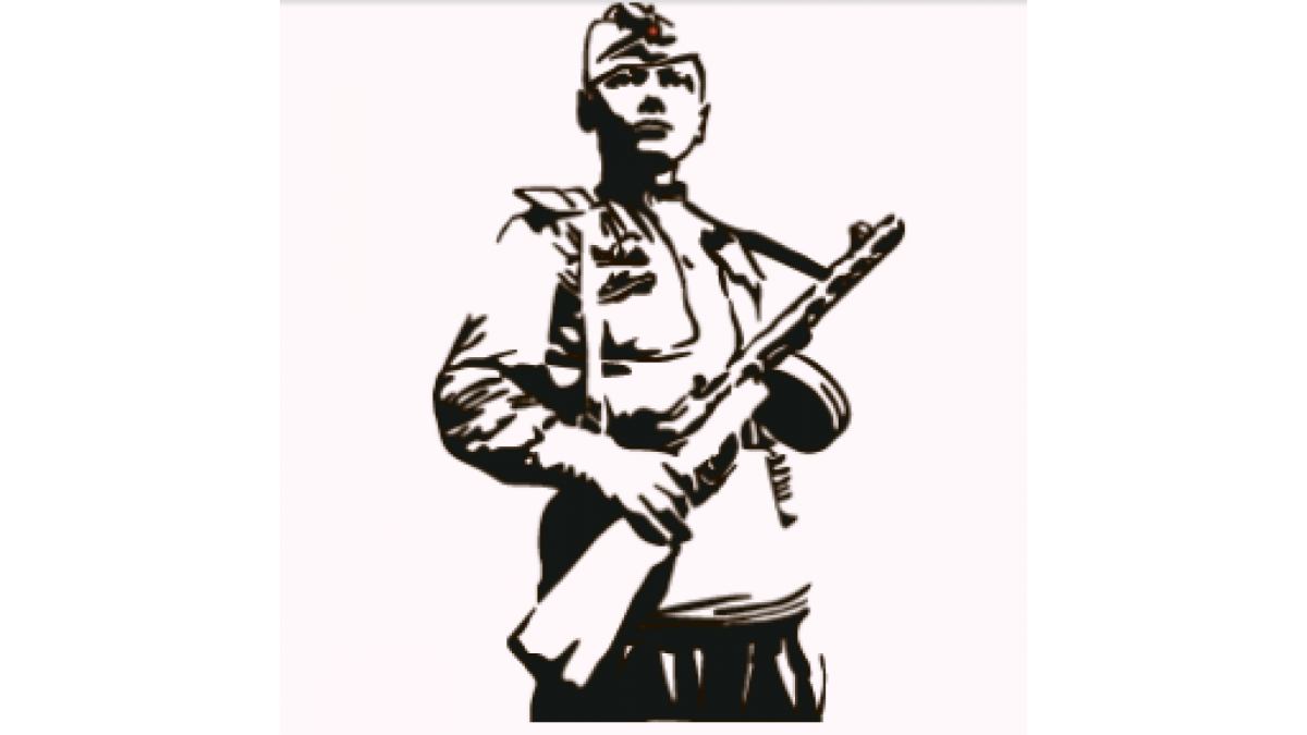 Звезда серп и молот трафарет