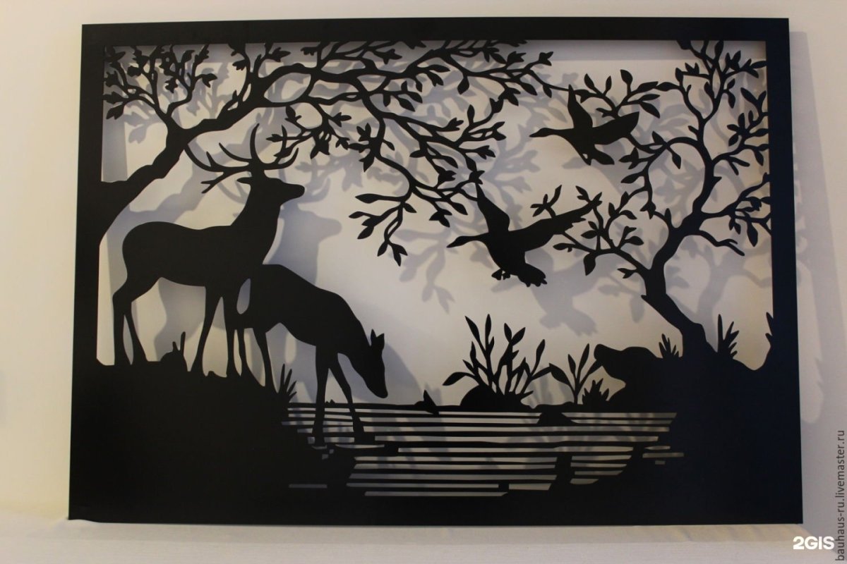 Картина из металла лазерная резка