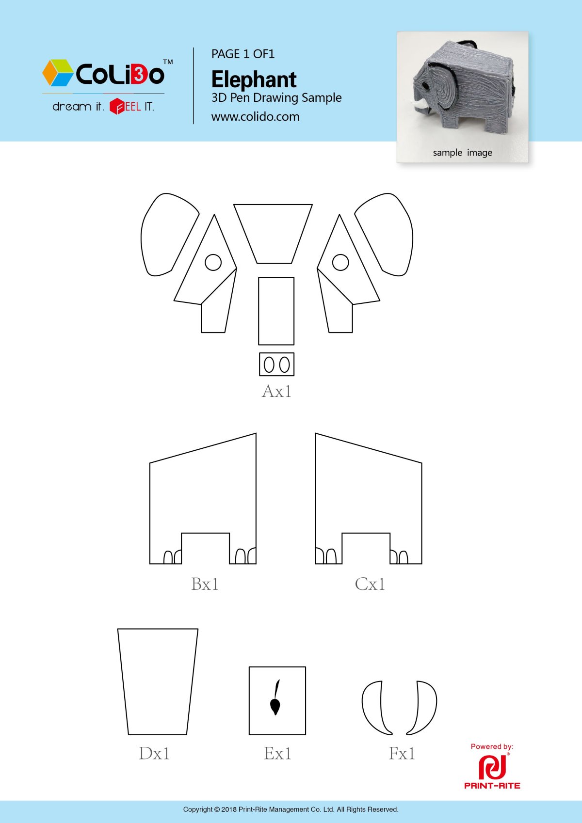 Трафарет ракеты для аппликации