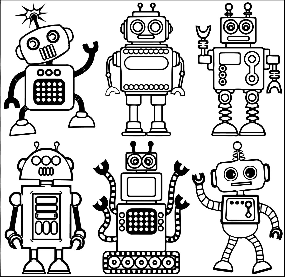 Робот рисунок