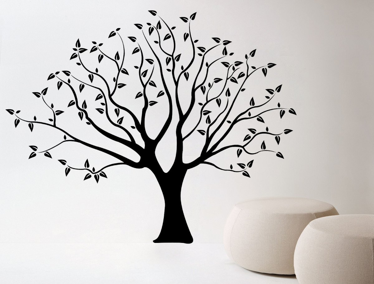 Весеннее дерево силуэт