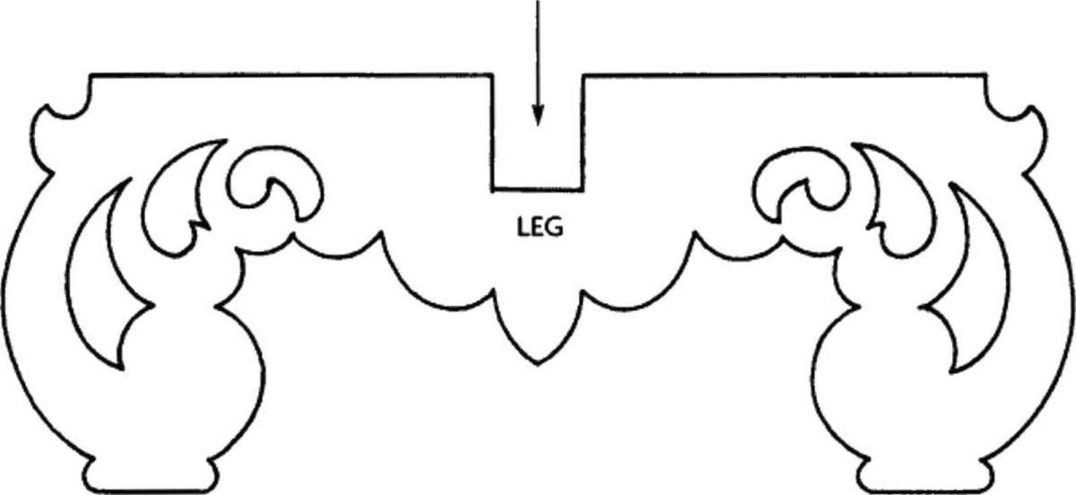 Корона трафарет для вырезания