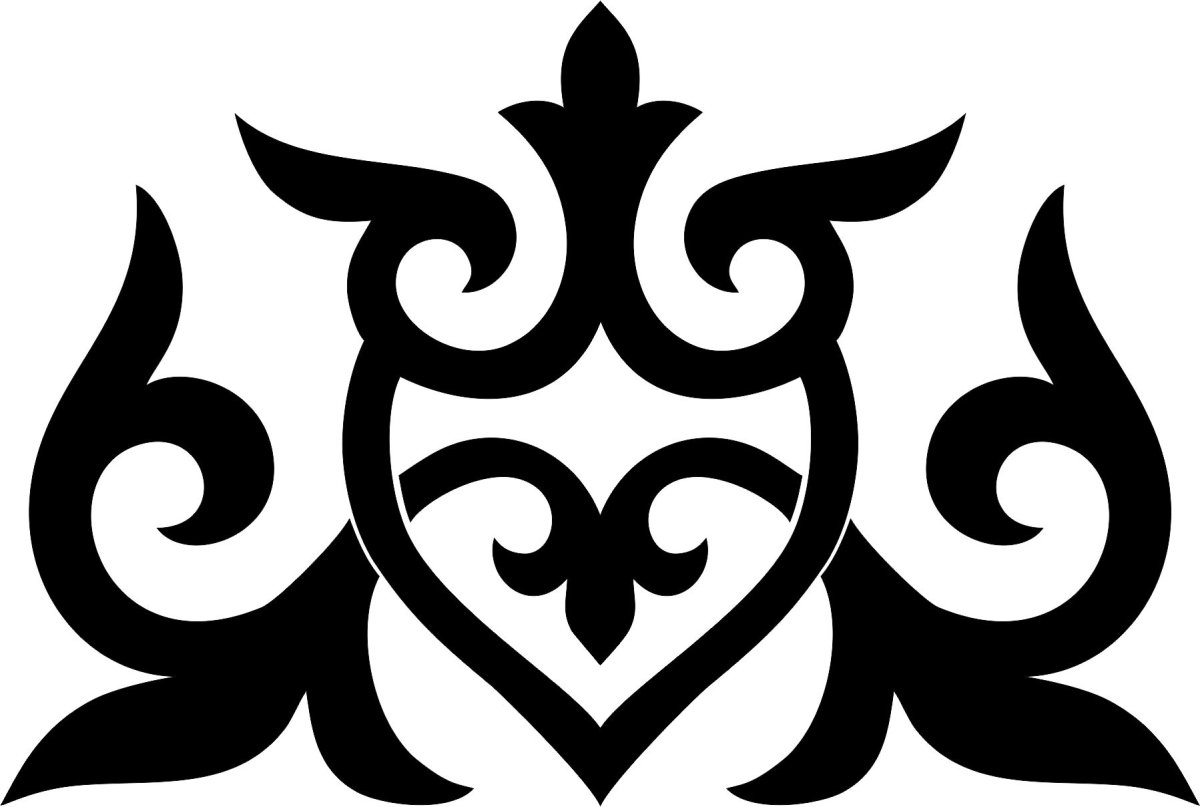 Фигурные орнаменты трафареты