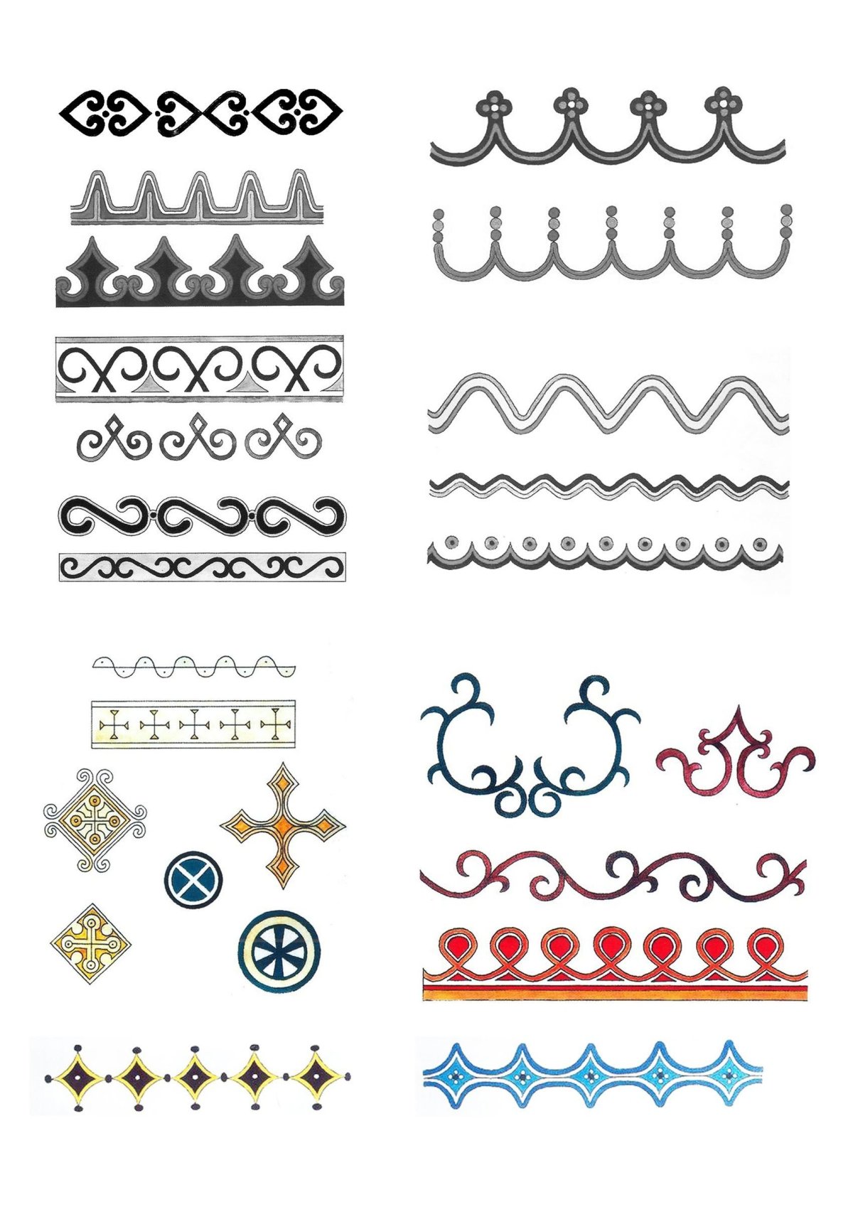 Трафареты для росписи плитки