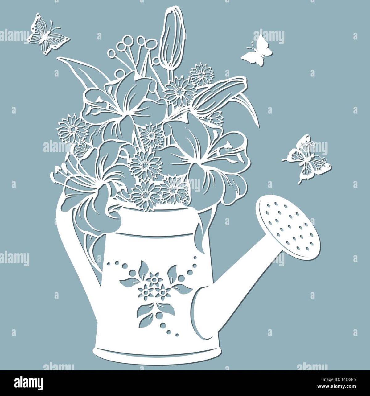 Вытанка лейки для цветов