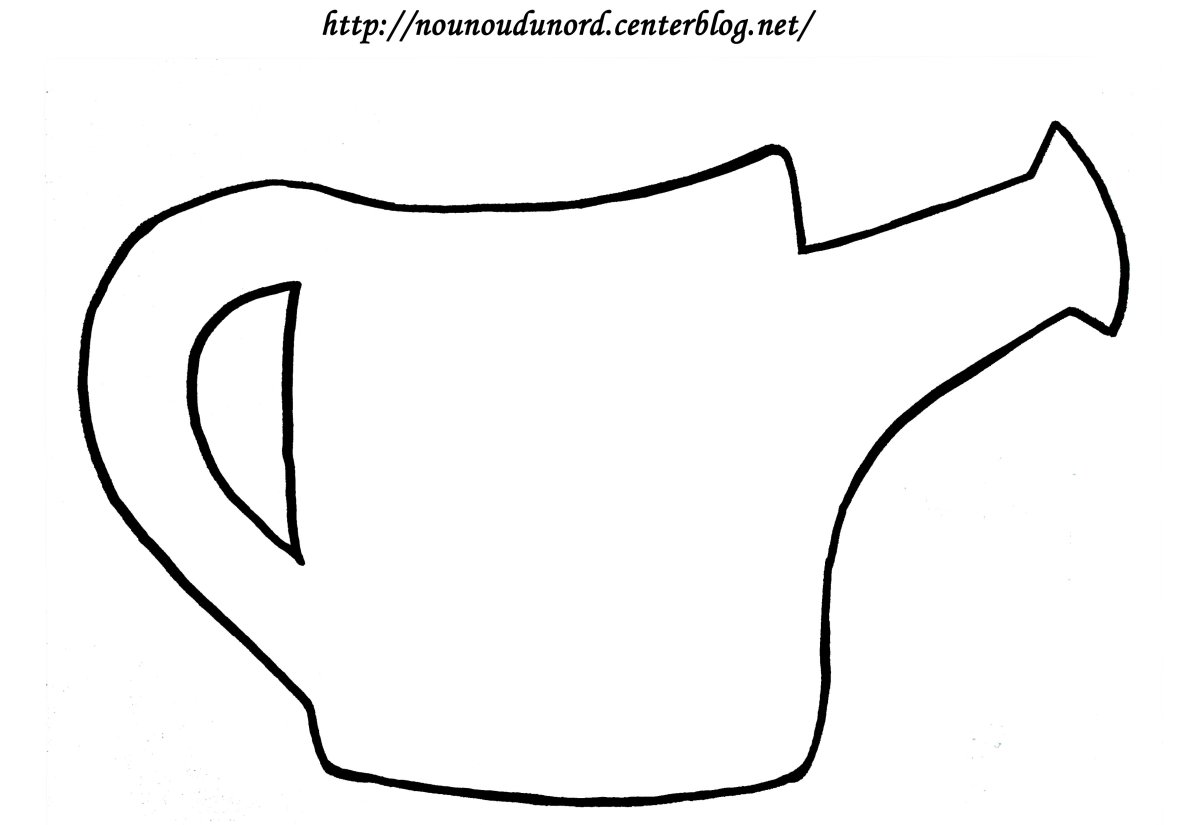 Шаблон лейка с листьями объемная аппликация