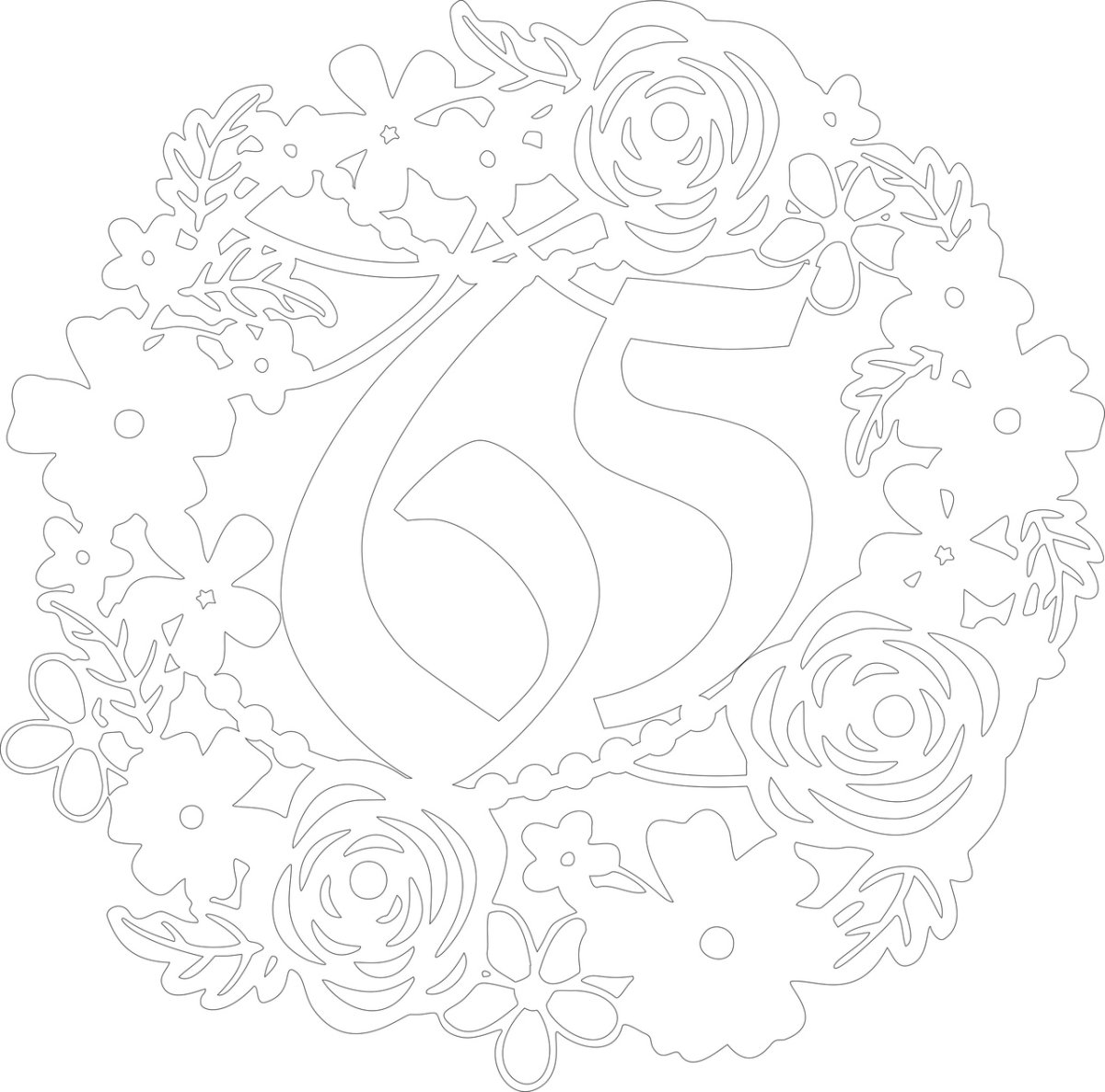 Трафареты ко Дню России 12 июня