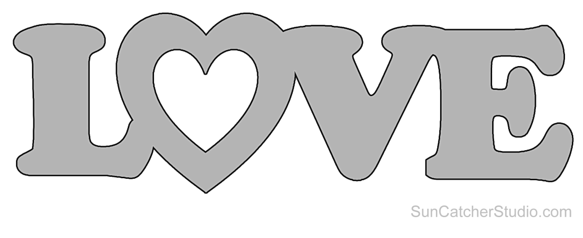 Трафарет надпись