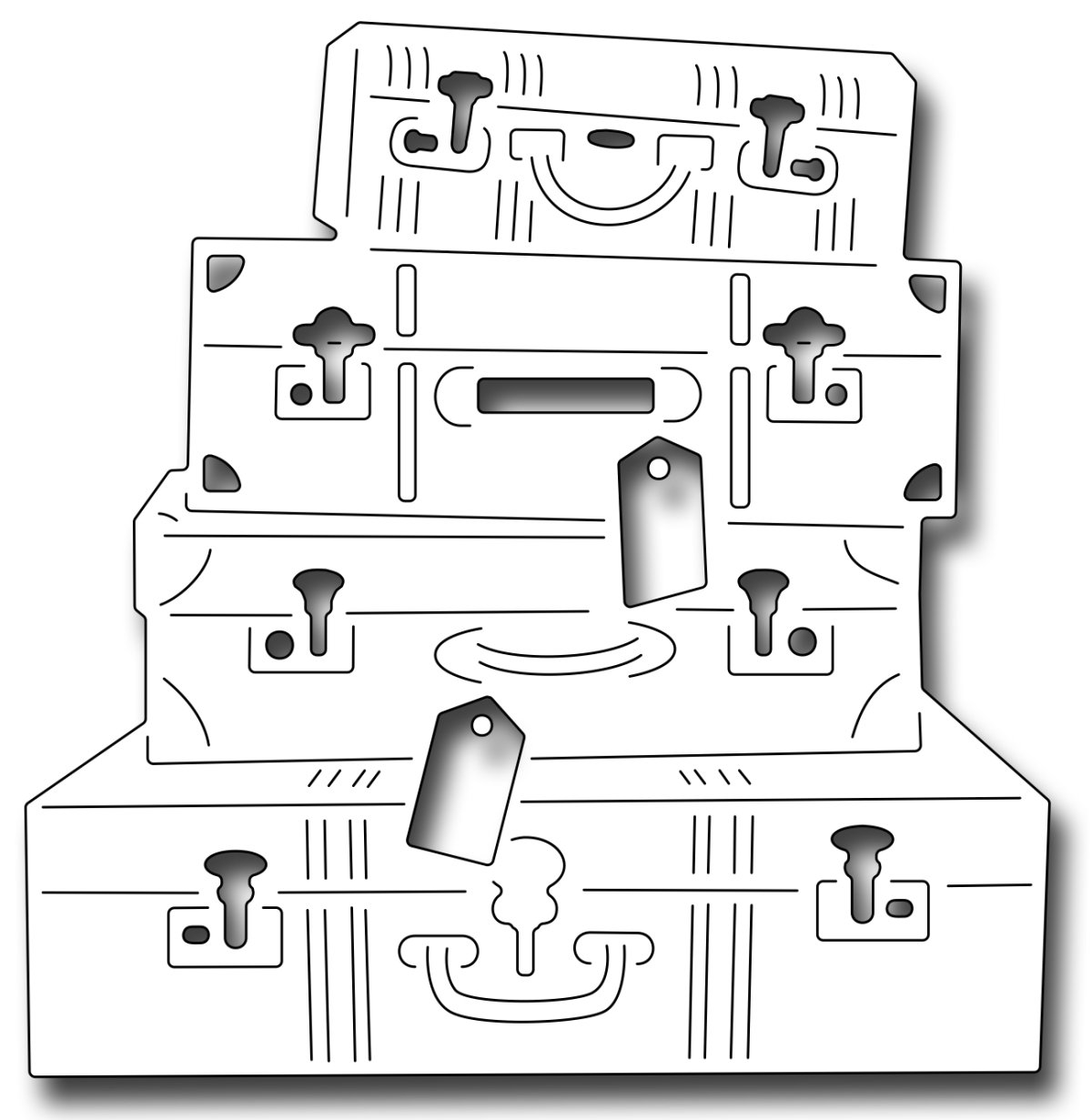 Чемодан набросок