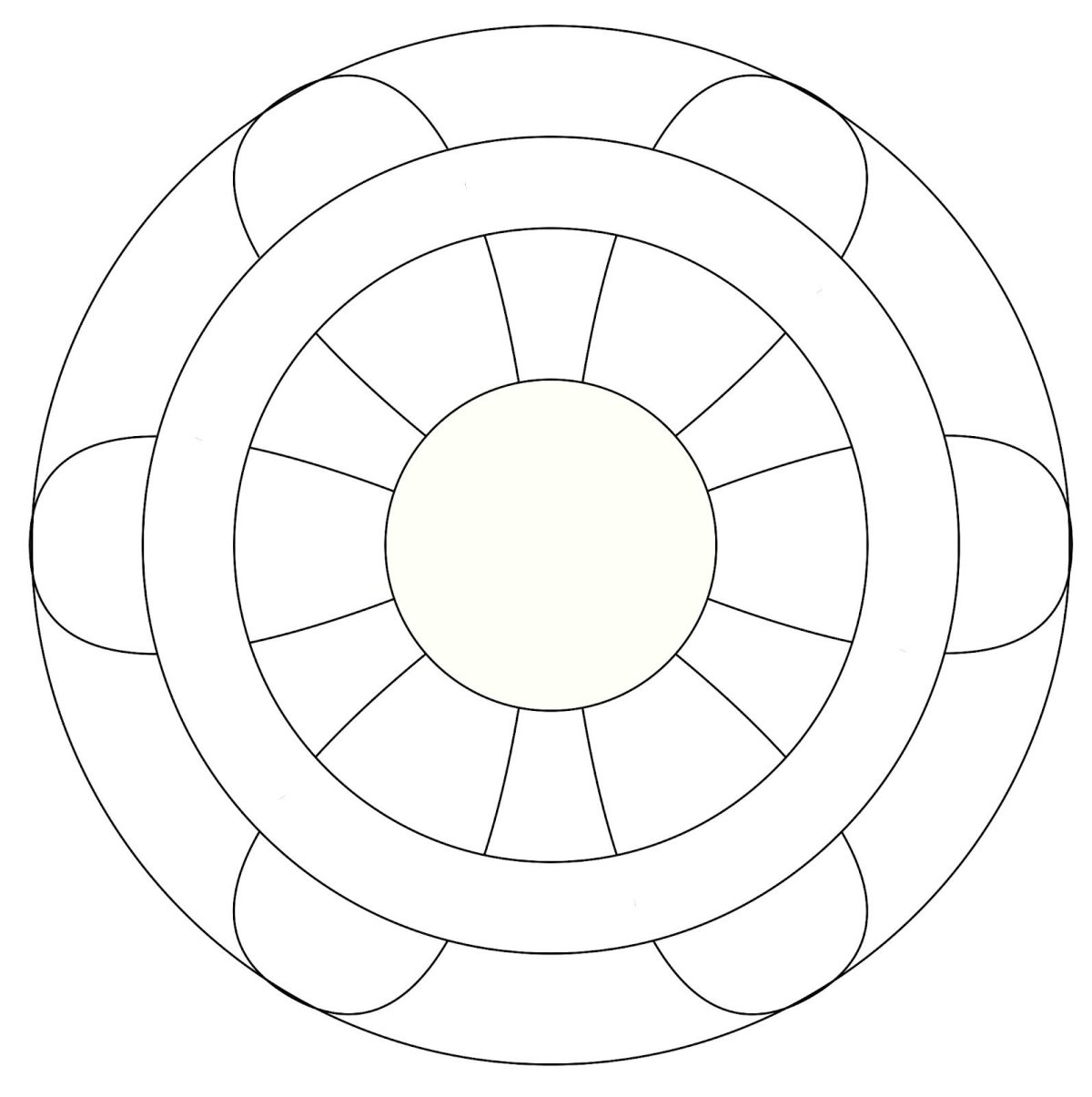 Разметка для мандалы