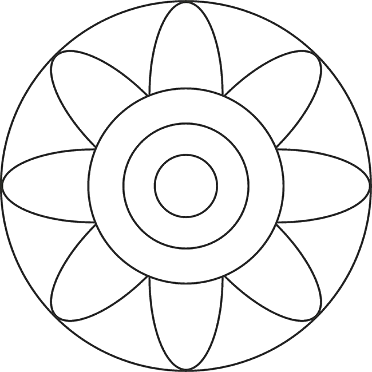 Мандалы легкие