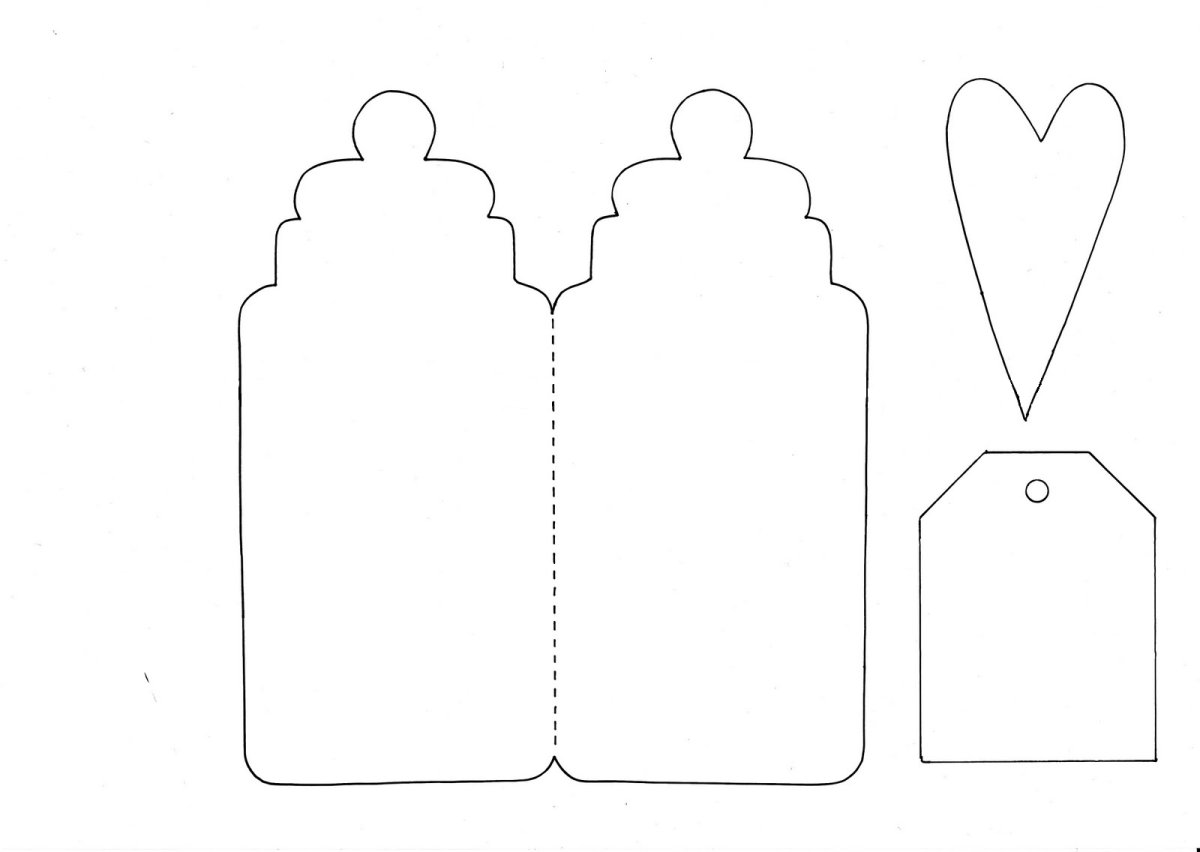 Необычные открытки шаблон