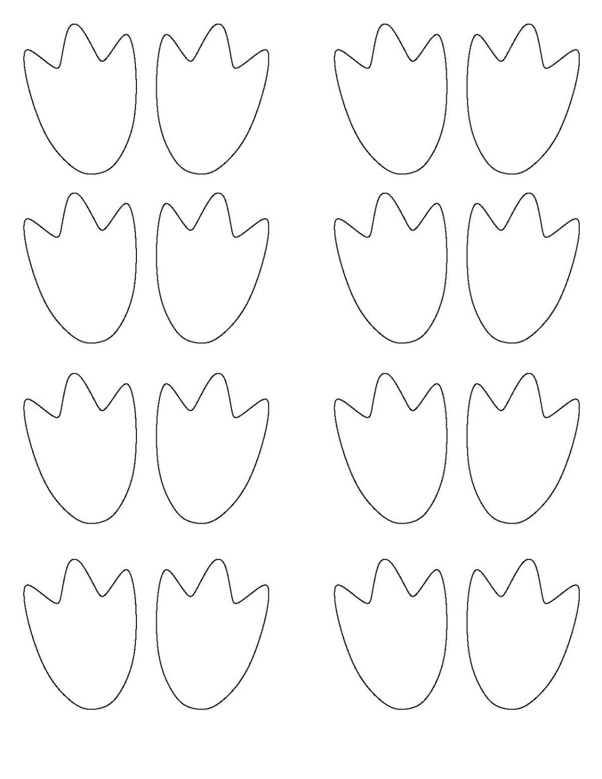 Трафарет цыпленка