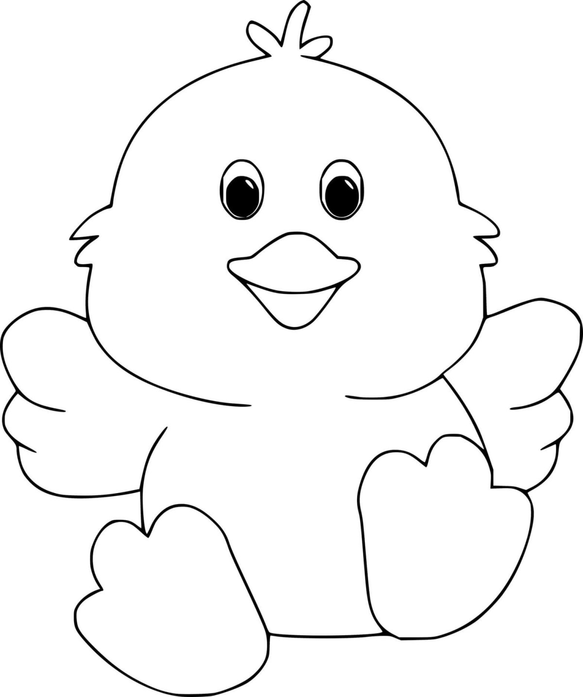 Цыпленок шаблон для аппликации