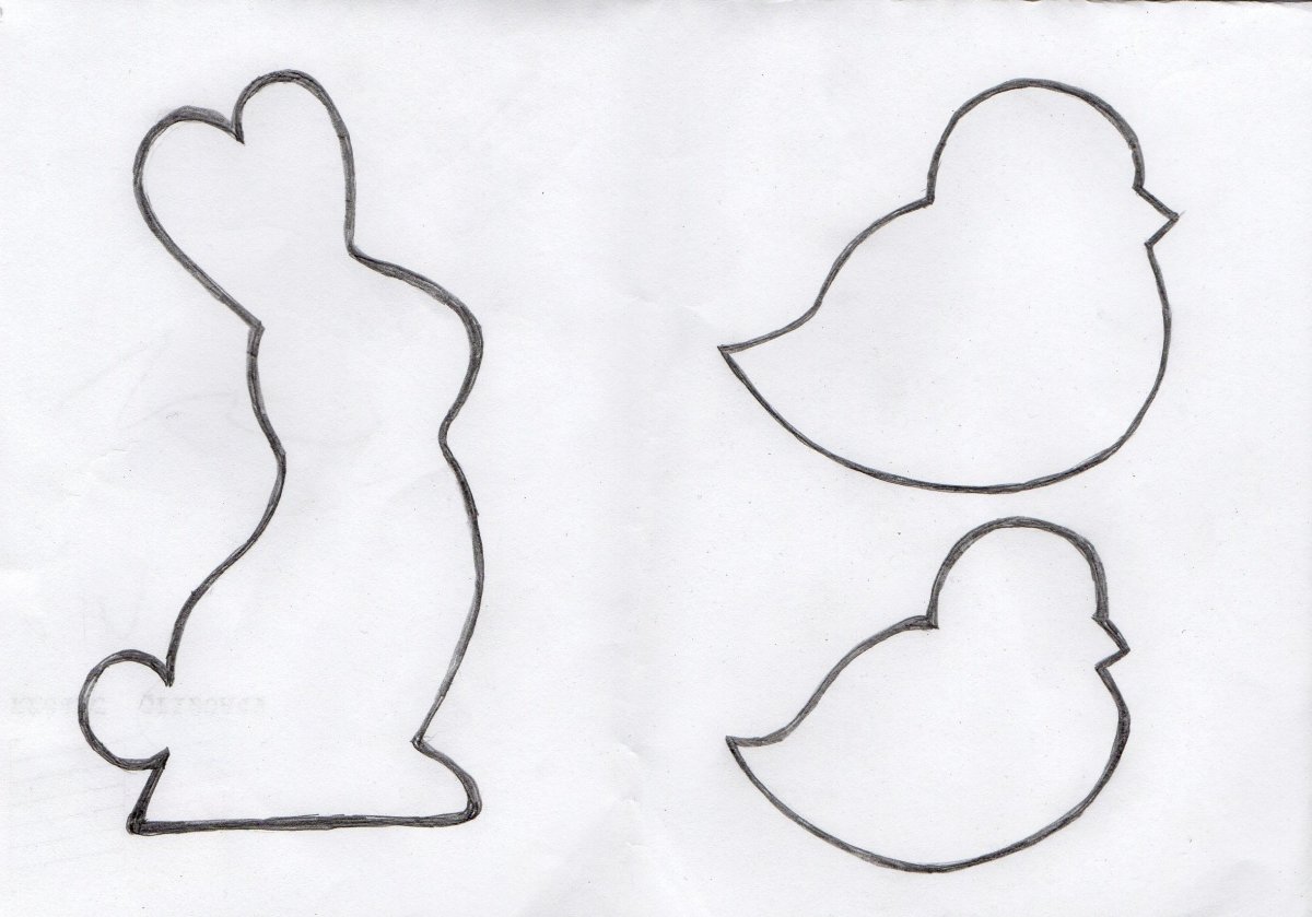 Курица контур